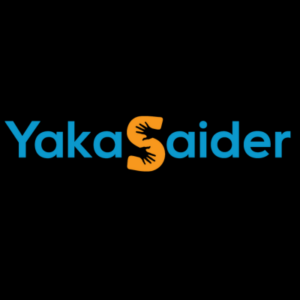 Logo Yakasaider carré sur fond noir